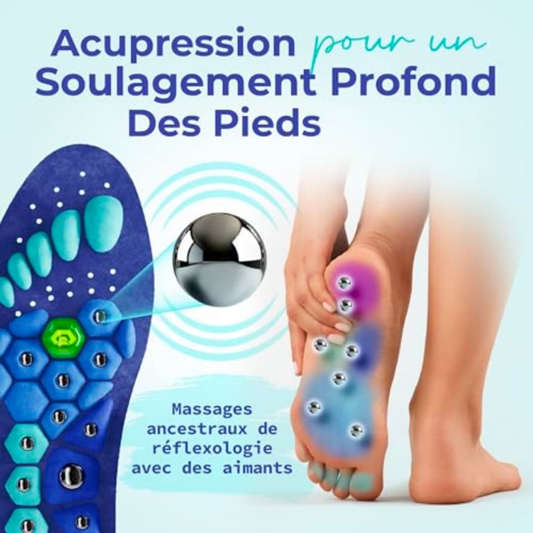 أكوسولي إطارات الحذاء الراحة إطارات الحذاء للرجال والنساء. Japanese Magnetic Arch Support Insoles, Flat Feet Insoles EU36-41.5
