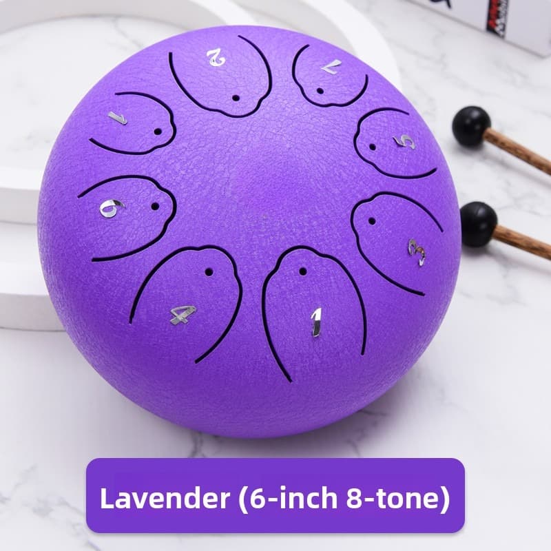 Série de 6 pouces à 8 notes en acier tongue drum