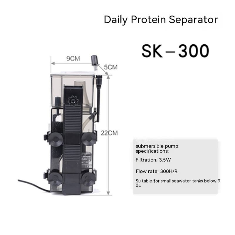 SK-300 Fish Tank Protein Separator Sea Water Egg Separation Seawater