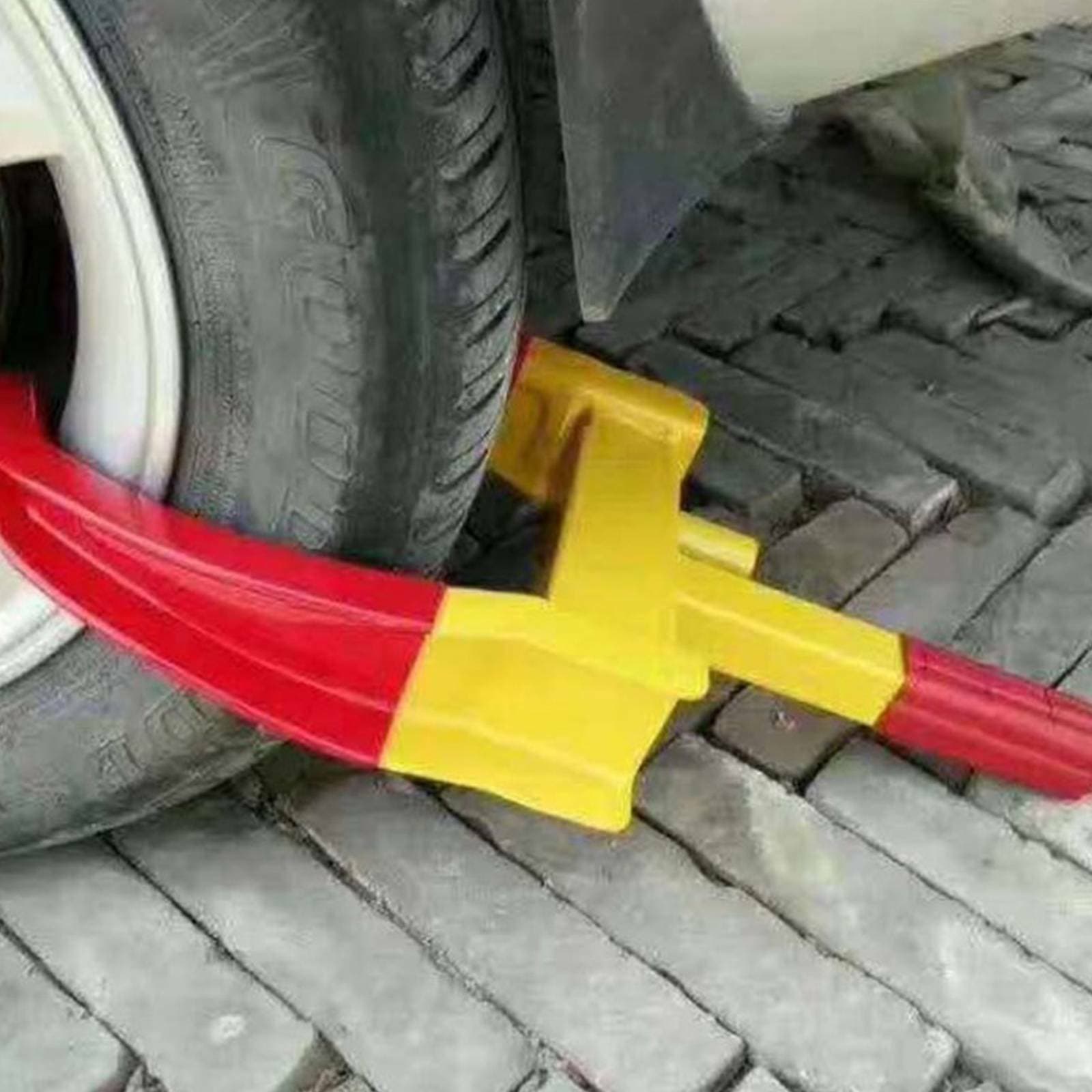 Cepo de rueda pesado con cerradura para coche y remolque