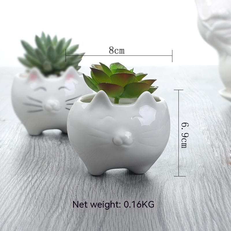 Creative Gardening Balcony Succulent Ceramic Flowerpot Decoration