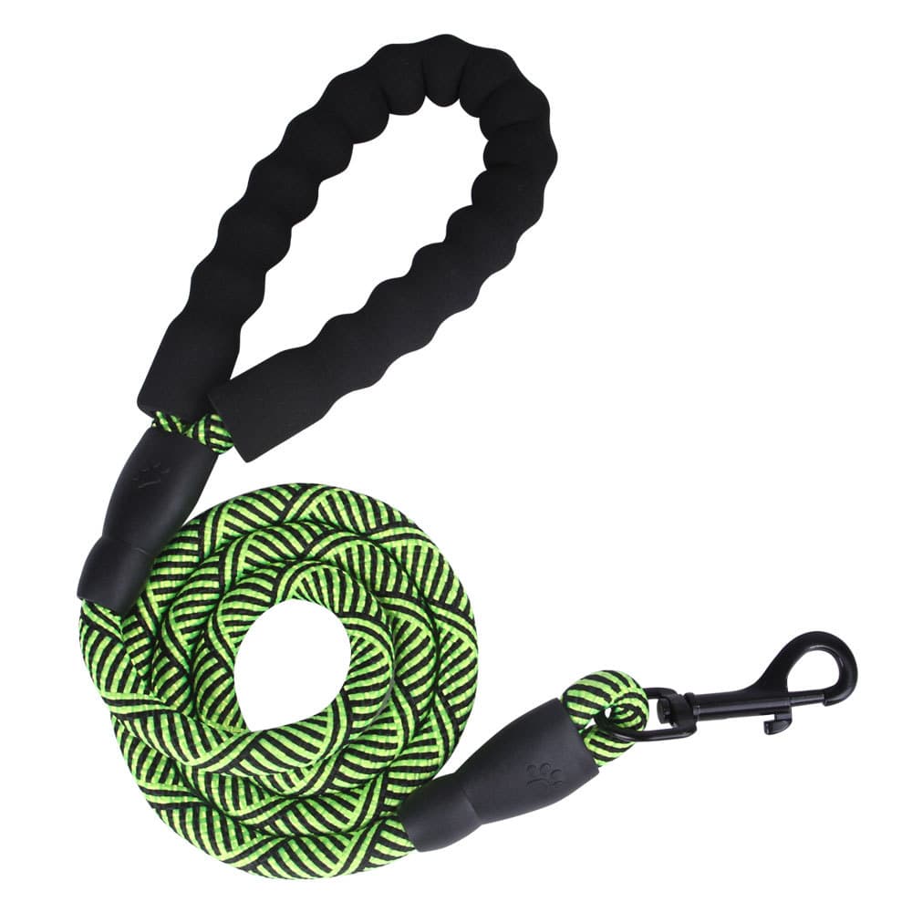 Guinzaglio per cani robusto in nylon: resistente alla trazione, 1,8m, tessuto rotondo