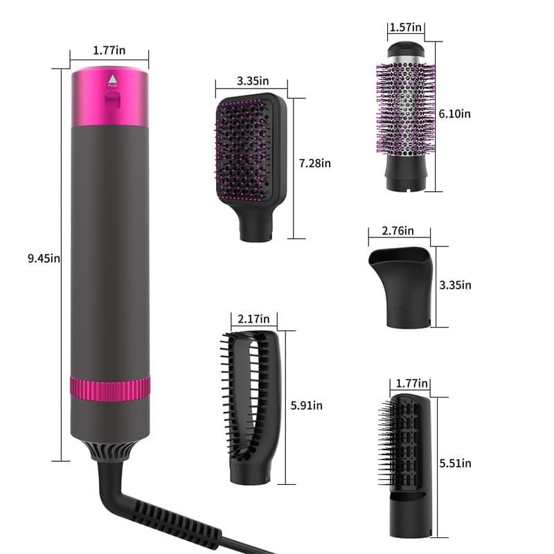 Professional 5-in-1 Haarstaubürste & Glättbürste