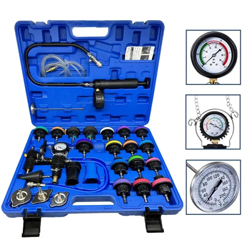 Tester di pressione per raffreddamento con riempimento a vuoto