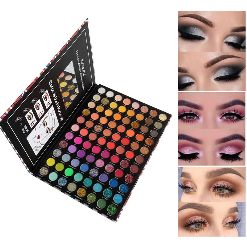 Confezione Mix di Ombretti Occhi 88 tonalità - Gloss Perlato & Opaco