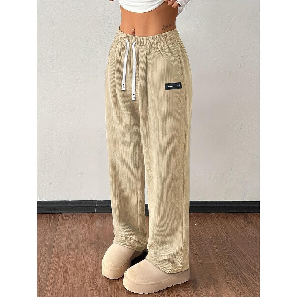 Pantalone cargo da donna, vestibilità ampia, stile streetwear