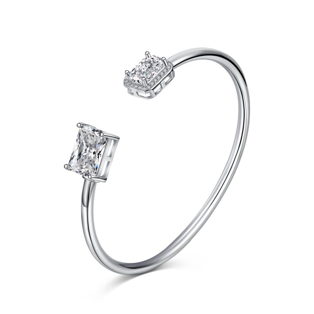Bracelet d'ouverture en argent sterling 925, Femme, Sensibilité Élevée