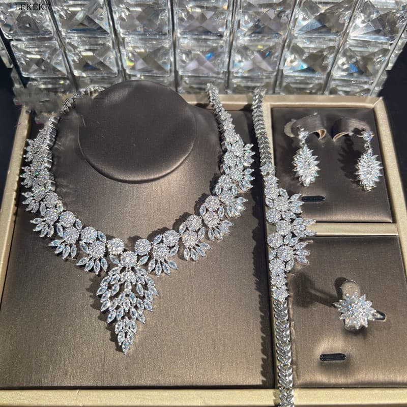 Collier en zircon, bijoux de banquet, accessoires de joaillerie