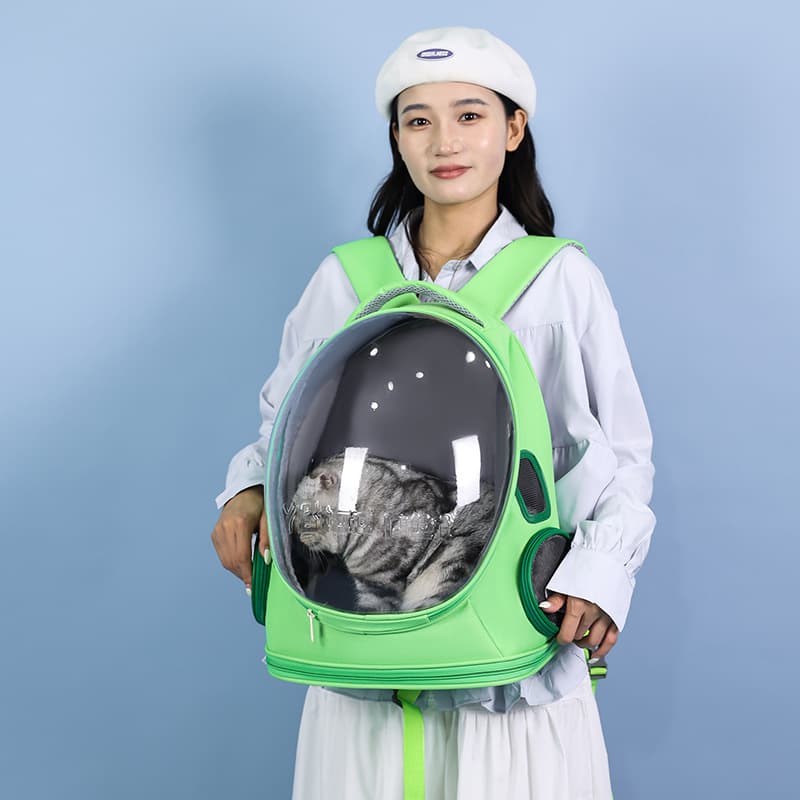Großer Atmungsaktiver Katzenrucksack Space Capsule