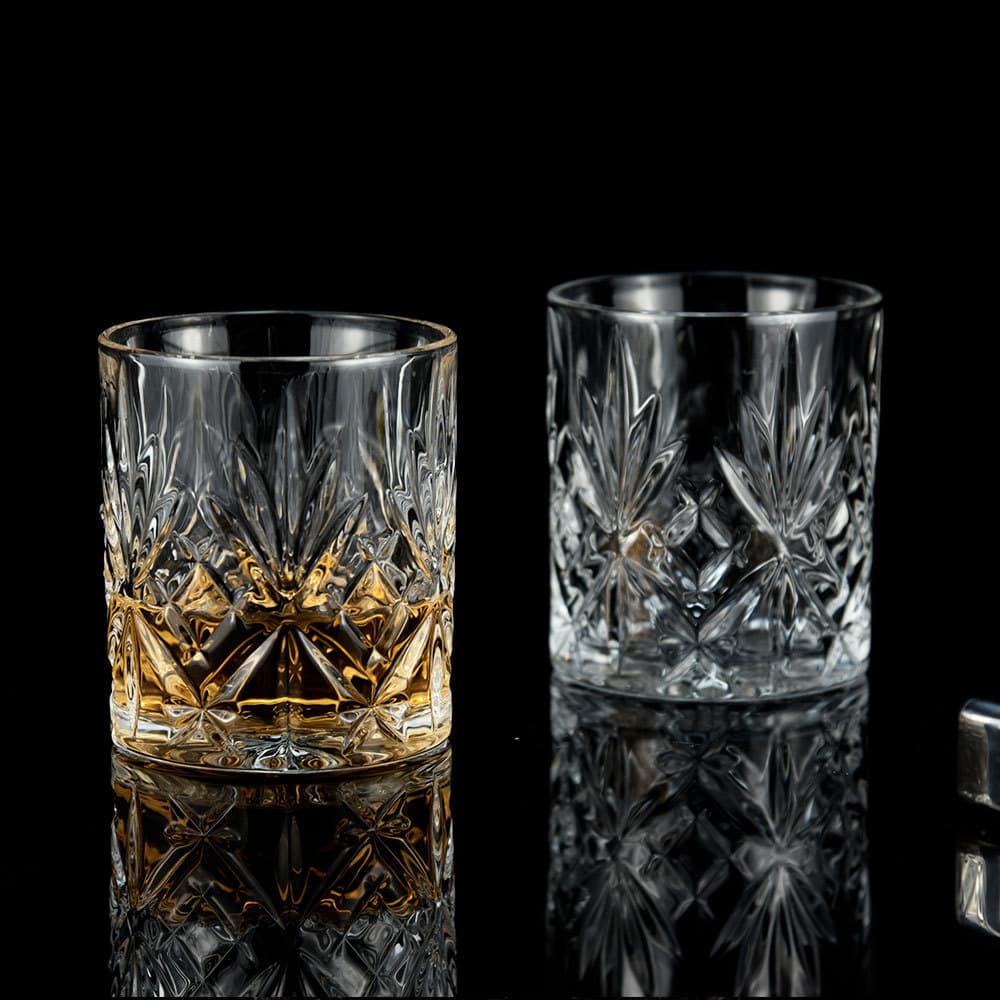ALiiSAR Kristallglas Set mit verdickter Western-Likörglas-Design