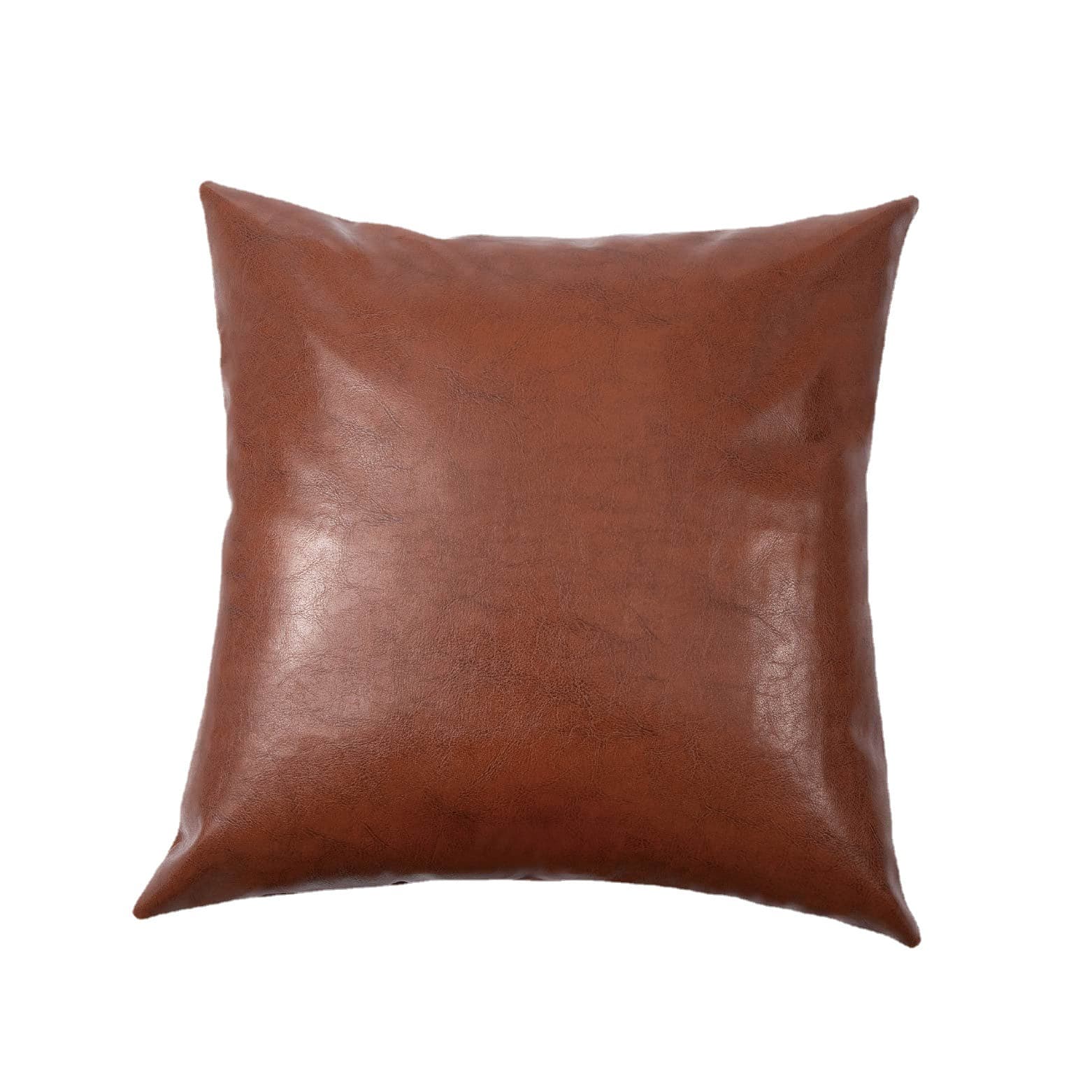 Couvre-oreiller en cuir, coussin de canapé en cuir, couverture de coussin en cuir