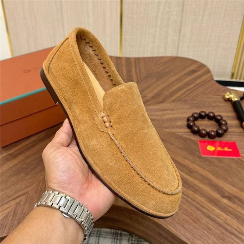 Herren Slipper, Freizeitschuhe aus Leder zum Schlüpfen