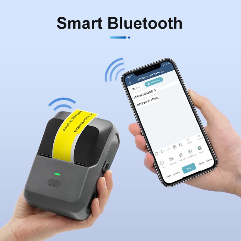 P2 Thermal Portable Label Printer - Kompakt, Effizient, Mobil
