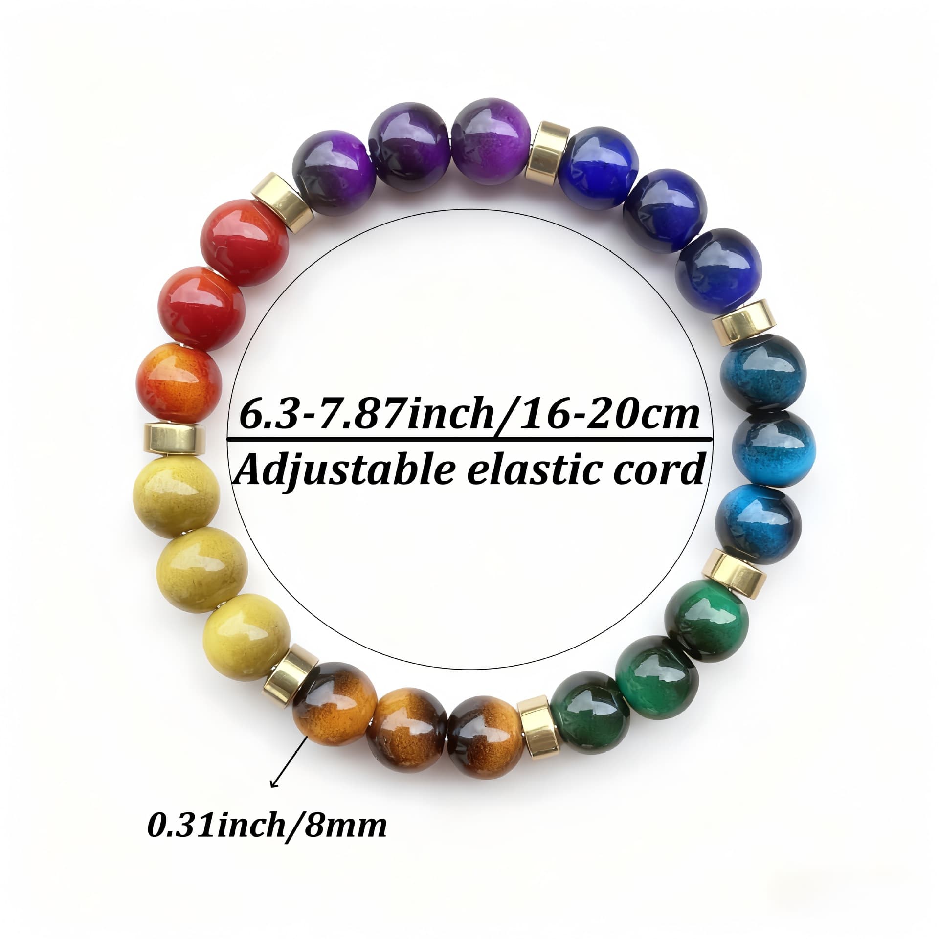 Bracelet d'Énergie Œil-de-Tigre pour Femmes