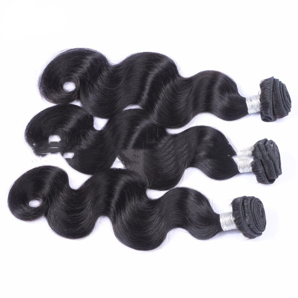 Fourrière Direct Fourniture Grossiste Cheveux Humains Réels Mode Chignon Cheveux Lisses Extension de Cheveux Ondulation Corporelle Brésilienne Cheveux Humains