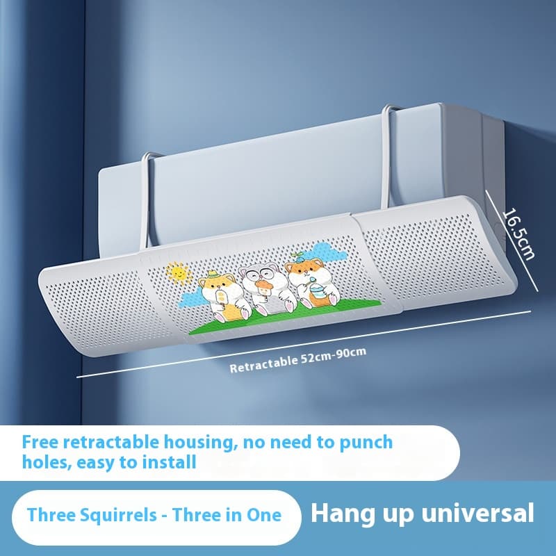 Windschutz für Wandmontierte Klimaanlage - Anti-Direkt-Blow Universal Air Curtain