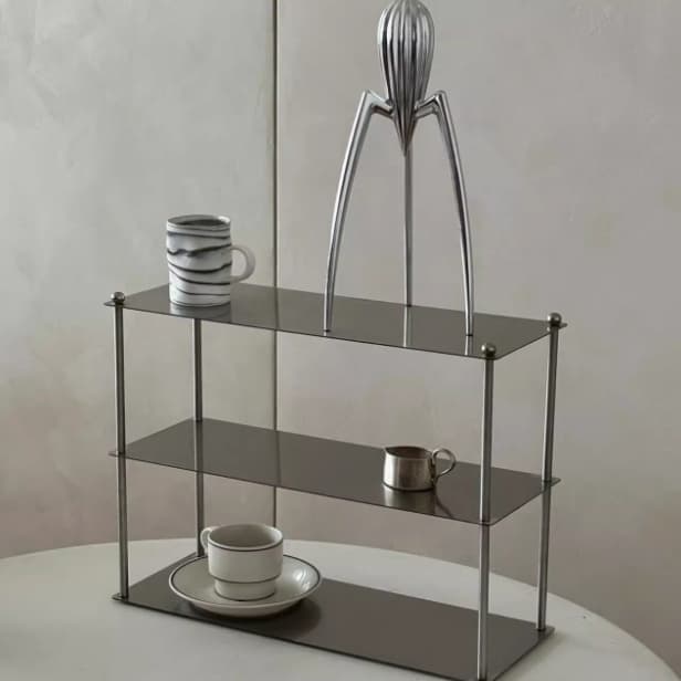 Supporto per tazze in metallo da piano cucina