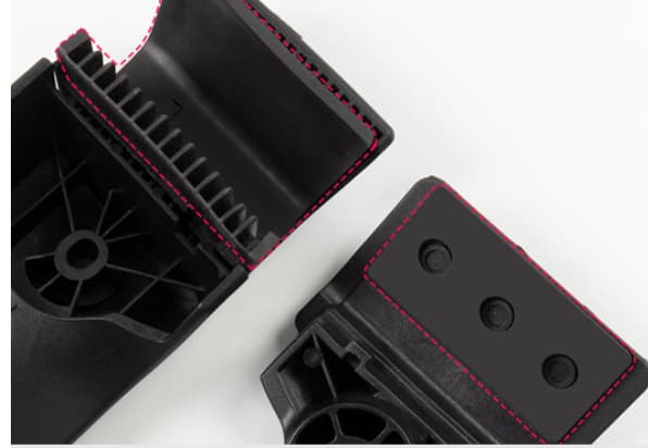 Barre transversale de rack de toit pour voiture en alliage noir