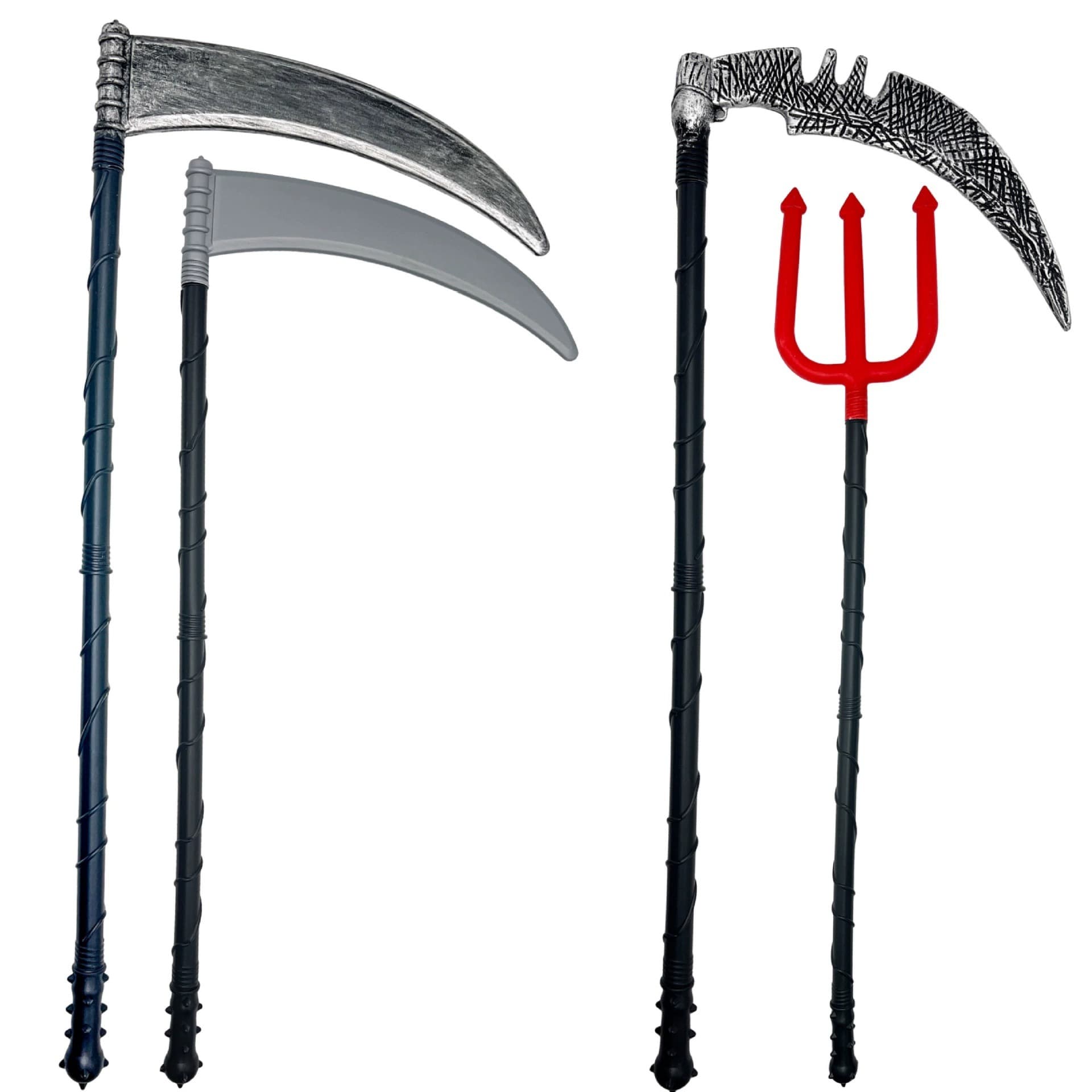 Marionnettes de fantôme pour enfants - Accessoires de scène pour spectacle de Halloween - faux faux-lame de la mort