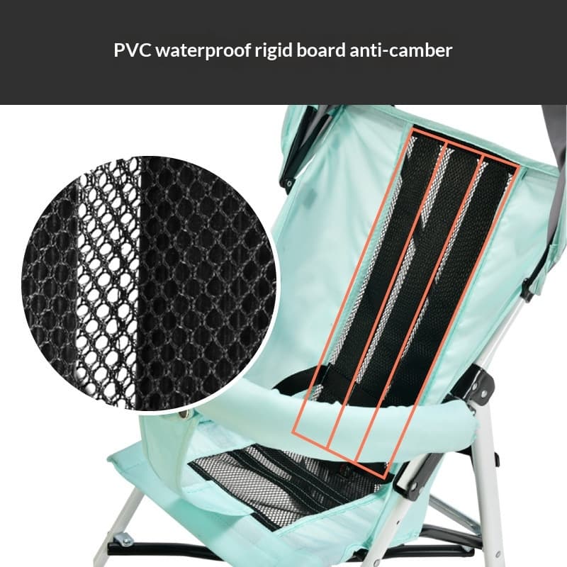 Poussette légère pliable avec position assise et allongée