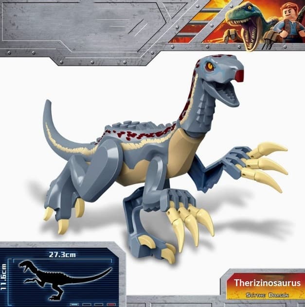 Therizinosaurus Dinosaurier-Modell Bauspielzeug für Kinder