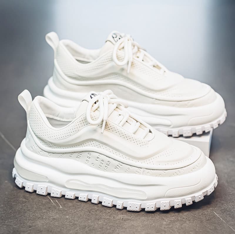 Herren Freizeitschuhe im Dad-Sneaker-Stil mit runder Kappe