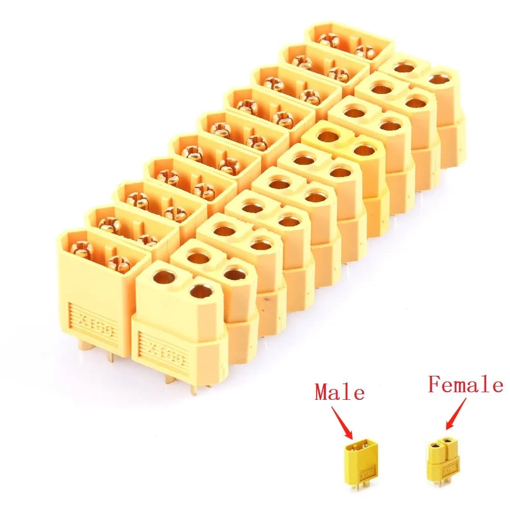 10 piezas XT60 XT-60 Masculino Femenino XT30 XT90 EC3 T-conector Conector redondo Conector Para RC Lipo Batería xt60 conector xt60 conector