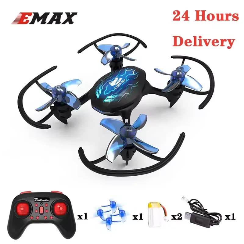 Emax Oficial RC Mini Drone Cyber-Rex Cuadricóptero Juguete para Niños 360 Flip Altitud Juguete para Niños Drone FPV