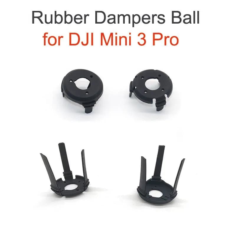 Amortiguadores de gimbal de goma originales para DJI Mini 3/3 Pro/4 Pro izquierda y derecha almohadillas de amortiguación bille drone piezas de reparación
