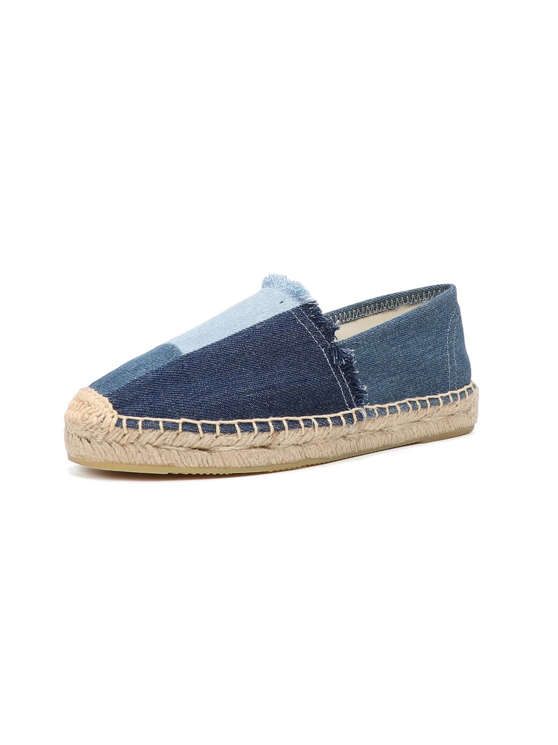 Espa perceuses chaussures pour femmes luxe denim patchwork plate-forme chaussures élégantes et à la mode pour les femmes à la mode