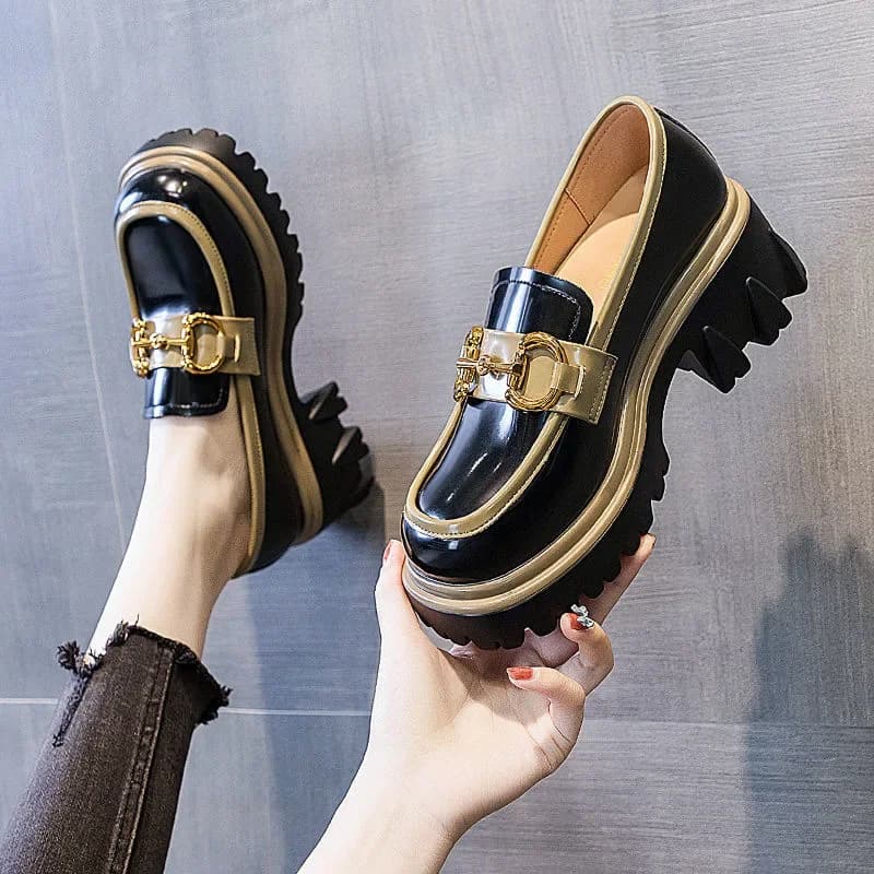 Chaussures à plateforme pour femmes, pantoufles, nouvelles chaussures Mary Jane, rétro japonaises pour filles, avec semelles souples et semelles épaisses