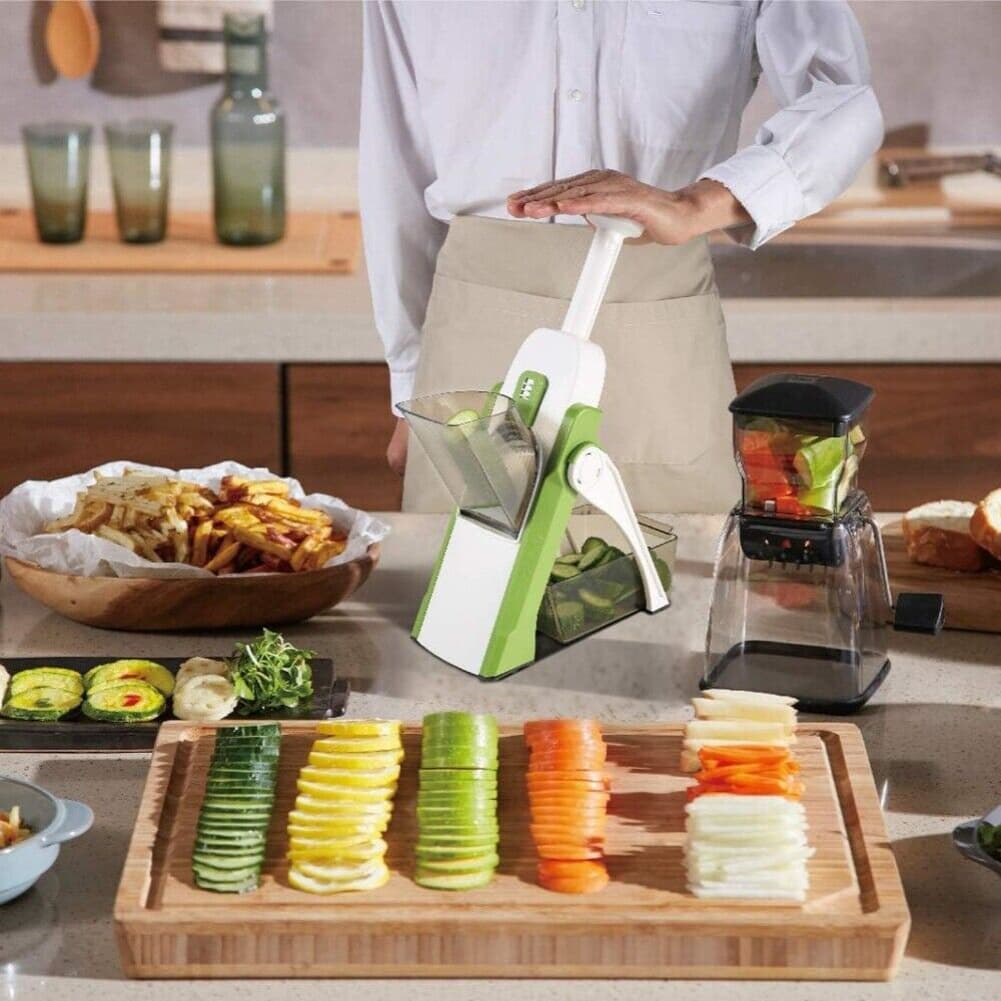 Cortador de verduras multifunción manual cocina ensalada