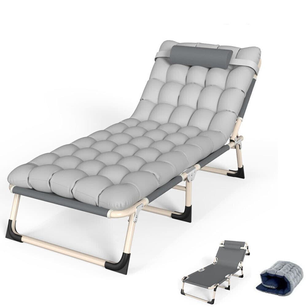Folding Camping Bed For Travel Heavy Duty Lightweight Foldable -Adult Cot Bed With Mattress