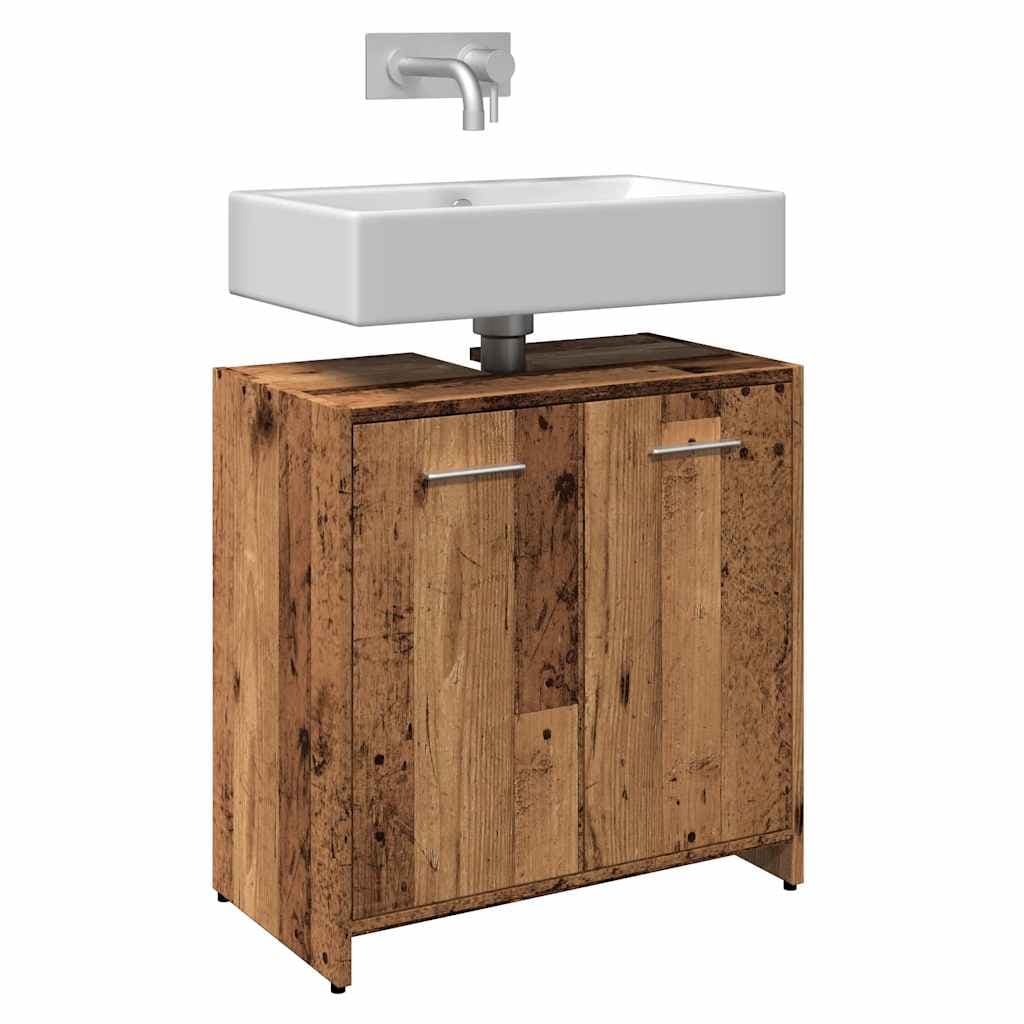 Waschtischunterschrank Altholz-Optik 60 cm Artisan Eiche