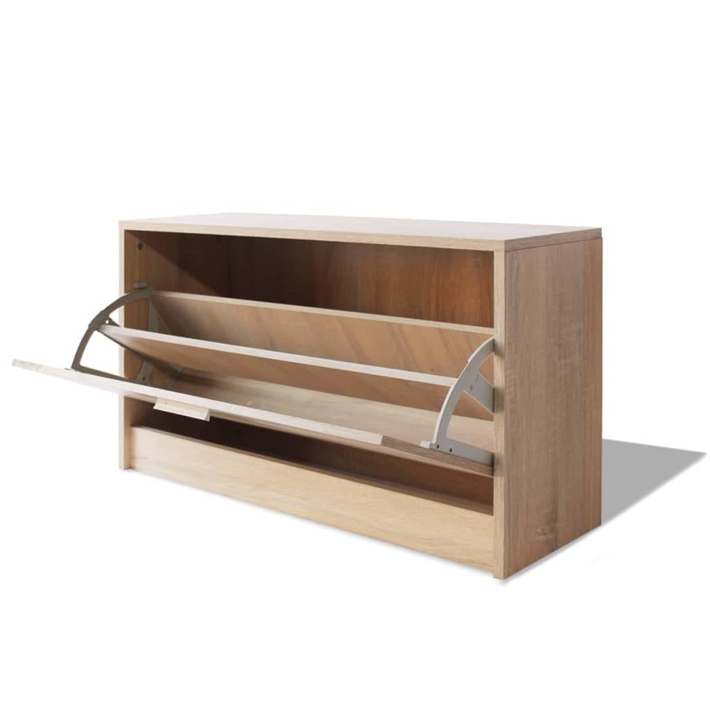 Schuhbank Eiche 80 cm