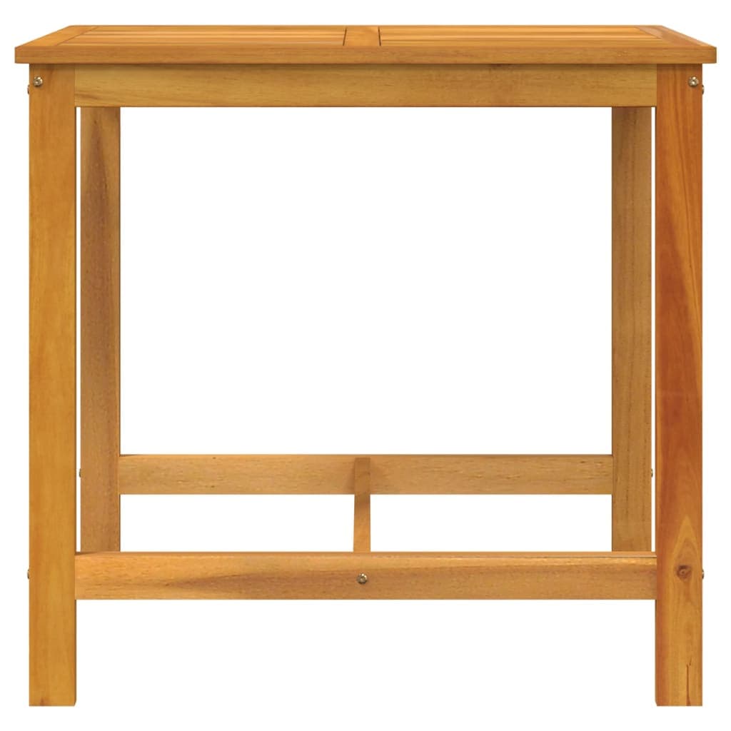 3-teiliges Balkonmöbel-Set aus Akazienholz mit Polstern
