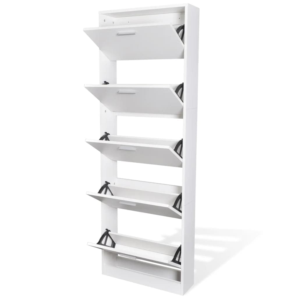 Schuhschrank mit 5 Schuhfächern 59 cm