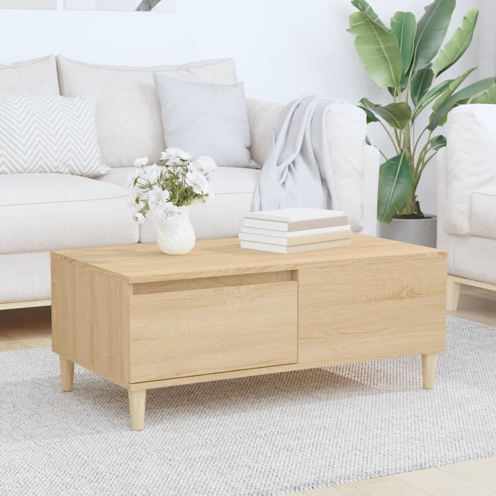 Couchtisch Sonoma-Eiche 90x50x36,5 cm Holz