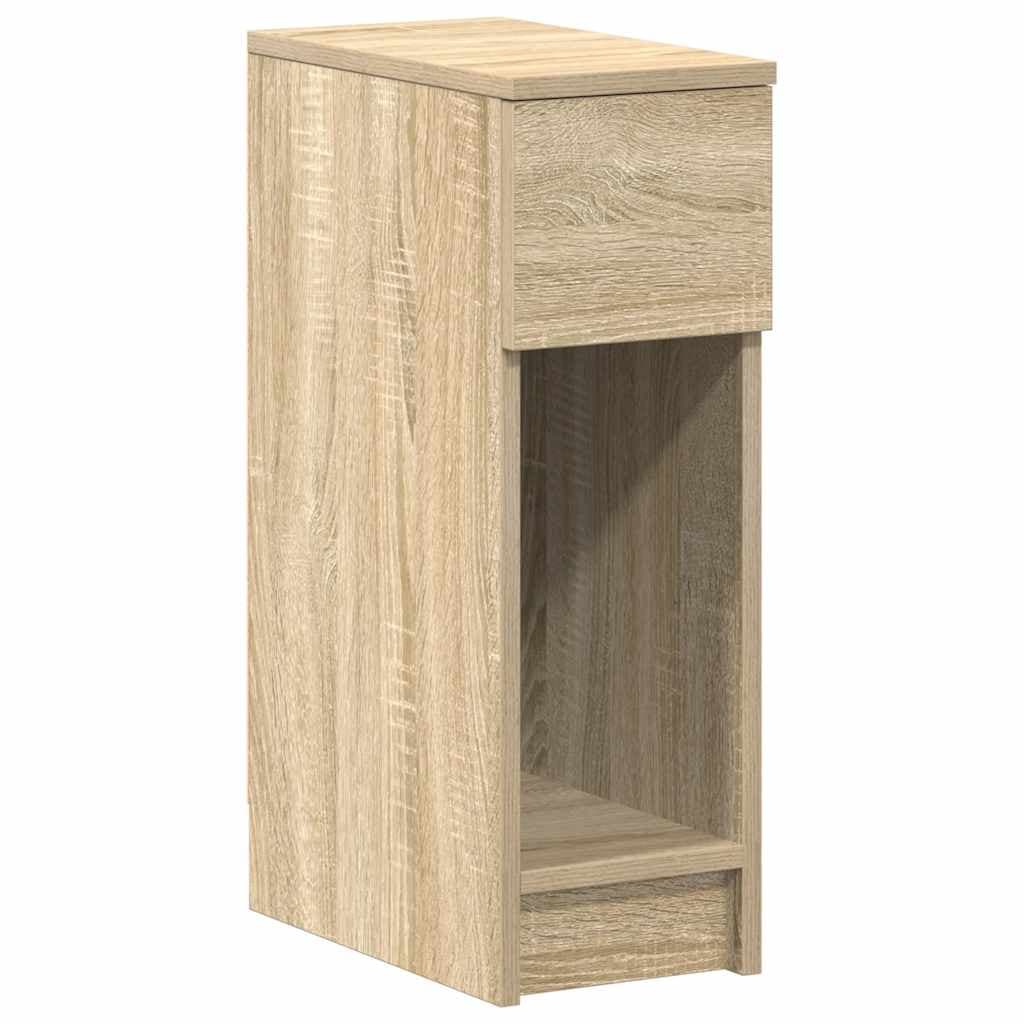 Nachttisch mit Schublade Sonoma Eiche 20 cm