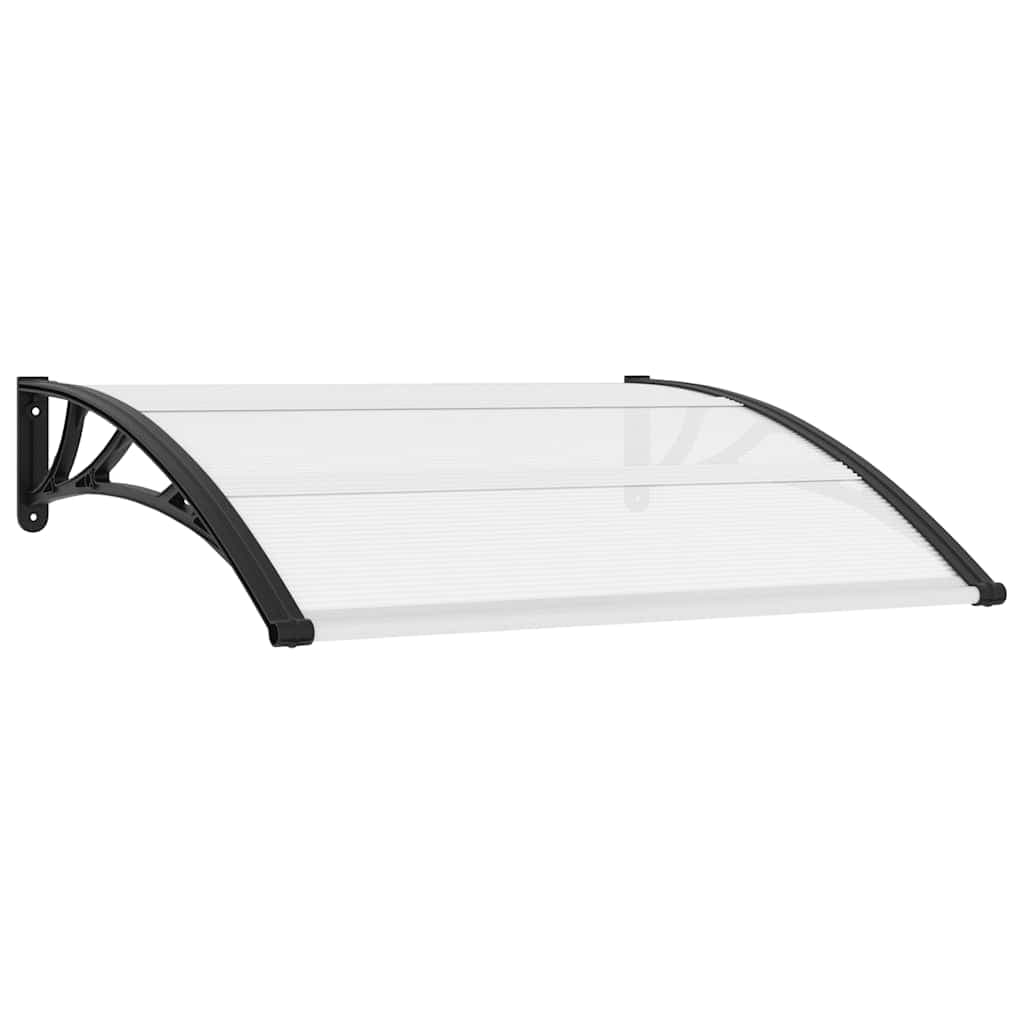 Türvordach mit transparentem Polycarbonat
