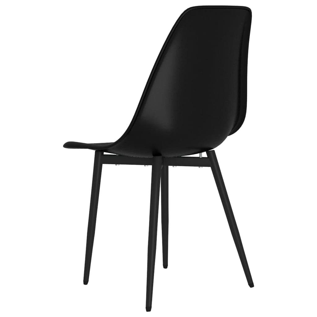 Esszimmerstühle PP, 2er-Set, modern, stapelbar