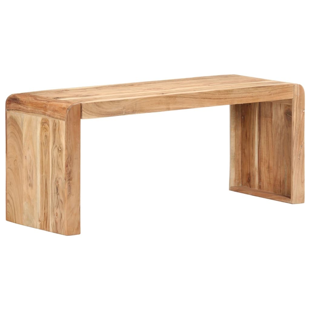 Sitzbank massives Akazienholz 110/160 cm