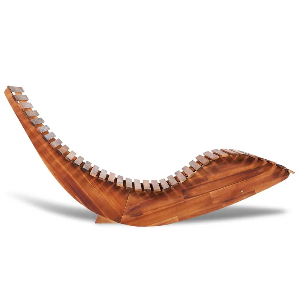 Schaukel-Liegestuhl aus Akazienholz