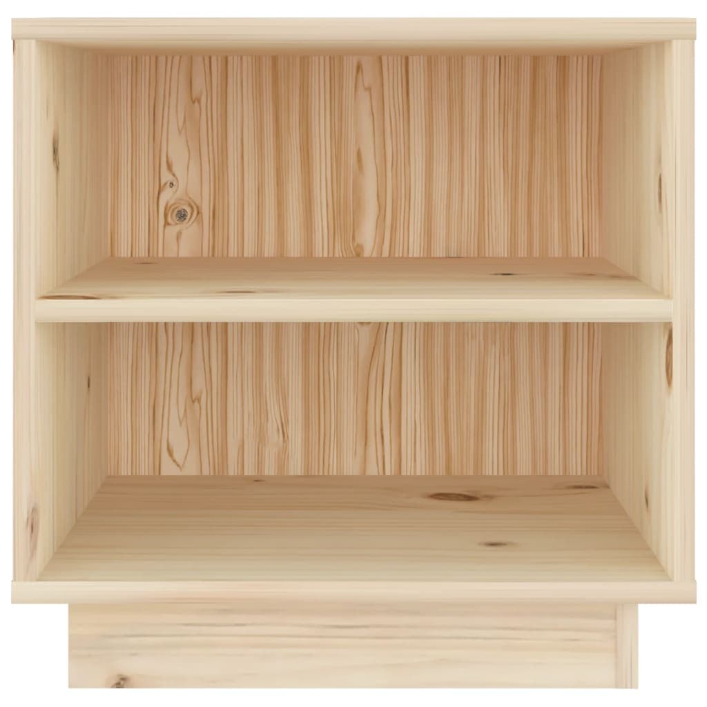 Nachttische 2er-Set Massivkiefer 40 cm