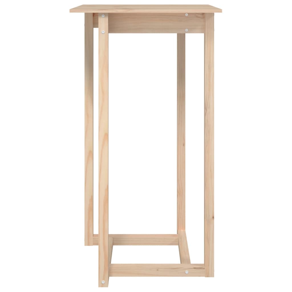 Bartisch aus massivem Kiefernholz 60 cm