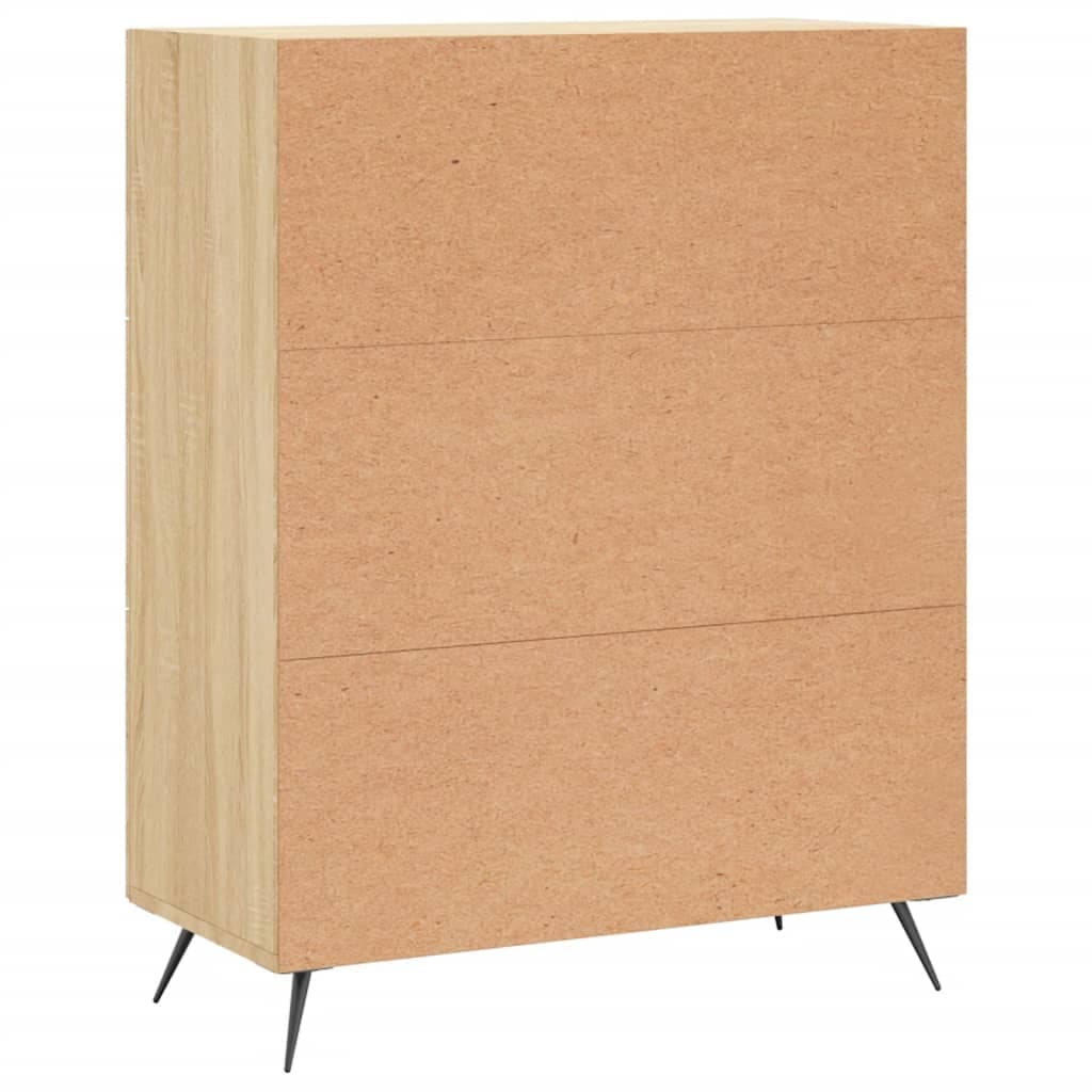 Schubladenkommode Sonoma-Eiche 69,5 cm Holzwerkstoff