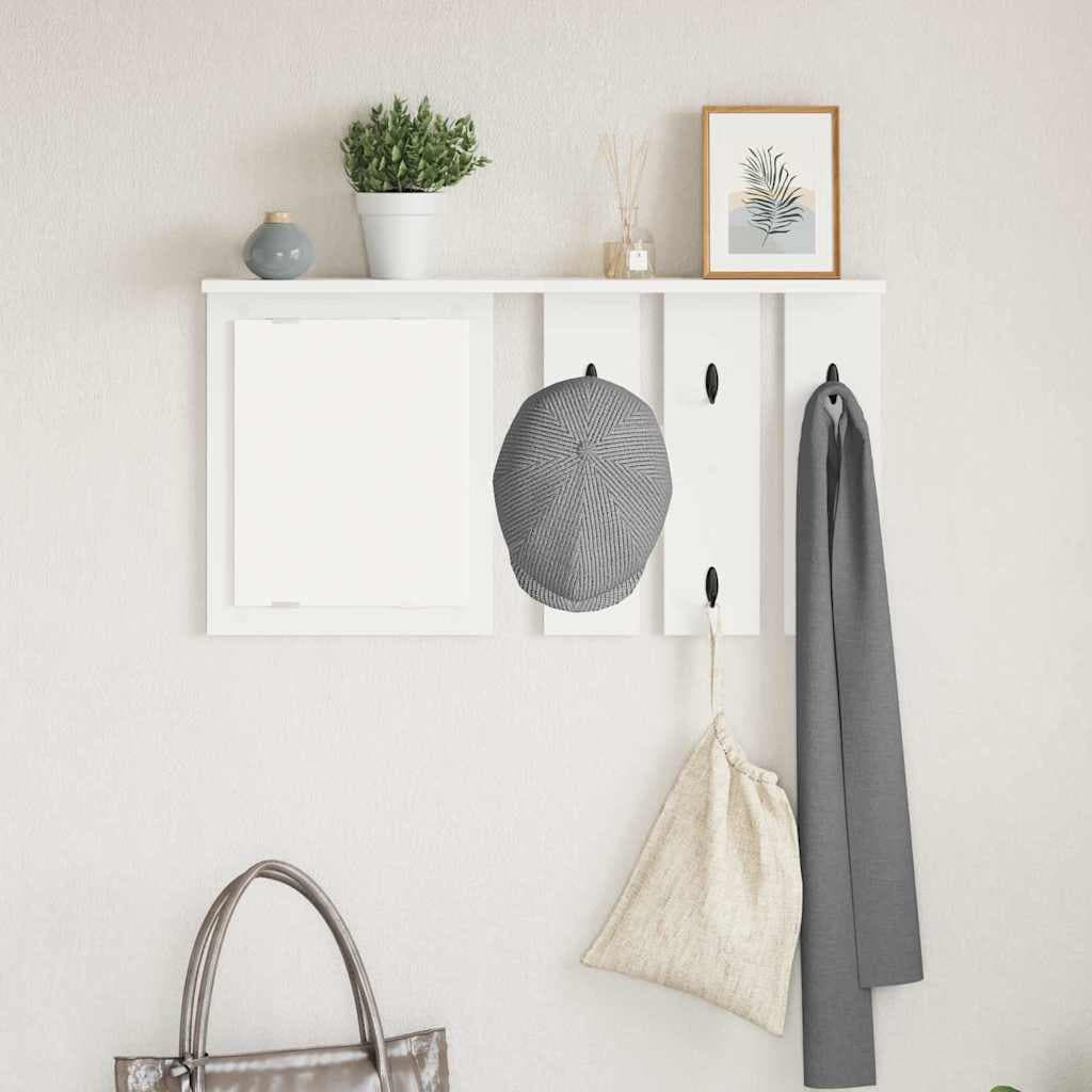 Wandgarderobe mit Regal, 85 cm