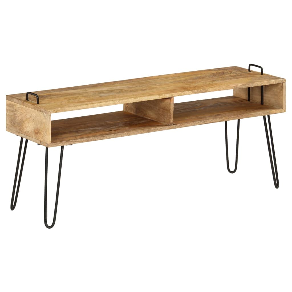 TV-Ständer aus massivem Mangoholz, 110x35x45 cm
