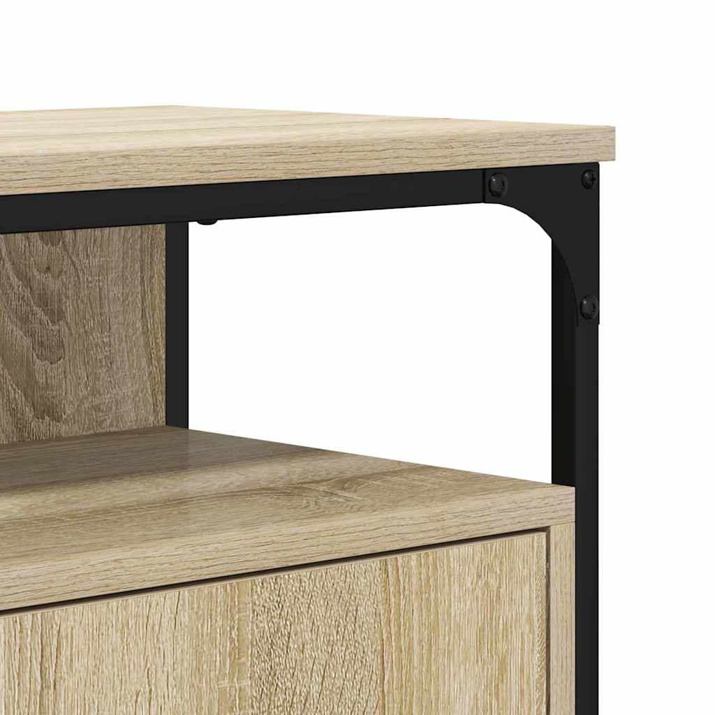 Badschrank mit Tür braun 80 x 30 x 60 cm