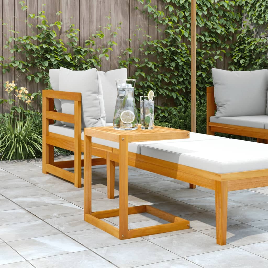 Couchtisch massives Akazienholz 42x40x50 cm